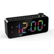 thumbnail image 1 of RGB Digital Alarm Clock Radio With Large Surface Adjustable Brightness and Volume, Dual Alarm with Weekday/Weekend Mode, 1 of 5