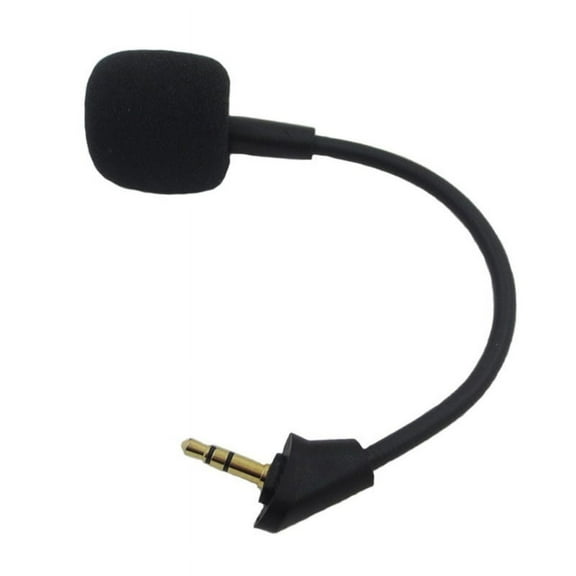 Replacement Game Mic 3.5mm Microphone Mic for HyperX Cloud Alpha S Gaming Headset Noise Cancelling Mic Cover