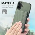 thumbnail image 3 of for Samsung Galaxy A56 5G Wallet Case, Built-in Card Holder, RFID Blocking, PU Leather Kickstand, Back Flip Magnetic Closure, Durable Shockproof Magnetic Car Phone Cover for Women and Men,Green, 3 of 10