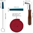 thumbnail image 2 of Feiyong Piano Tuning Kit, Professionnel Piano Tuner Outil Fixation Ensemble Comprend Clé / Marteau Muet et Bande de Tempérament, avec un Sac de Rangement, 2 of 2