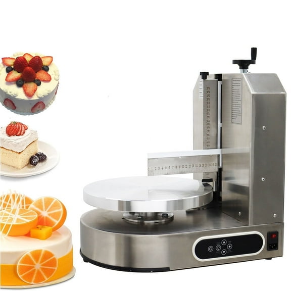 4-12in Stainless Steel Cake Cream Spreading Coating Smearing Machine Cake Cream Decorating Spreader