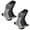 2 Black +2 Light grey +2 Dark grey, variant on 6 Pairs Crew Socks for Women Men - Checkerboard Athletic Calf Socks Breathable Cushioned Hiking Running Socks Unisex