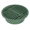 thumbnail image 1 of Rejilla de desagüe NDS 20 cm redonda de plástico verde, 1 of 4