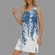 thumbnail image 1 of WILLBEST Vestidos De Verano 2025 Vestido Informal Sin Mangas Con Cuello En V Y Estampado Floral Para Mujer Para Uso Diario Y Fiesta, Atuendo Básico De Primavera Y Verano Con Estilo De Collar 233, 1 of 3