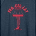 thumbnail image 3 of A Christmas Story - Leg Lamp Fragile Must Be Italian - Women's Lightweight French Terry Long Sleeve Shirt, 3 of 5