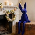 thumbnail image 4 of Flocked Sitting Figurine Home Decor 14.96In Home Decor Spatial Layer Flexible Display Decor for Living Room TV Cabinet Wine Cabinet Office Desk Study Space Commercial Display Tabletop Decors, 4 of 6