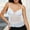 White, variant on Women Tank Tops Spaghetti Strap Peplum Top Flowy Sleeveless Shirts Camisole Sports Top plus Size Bandage Top for Women