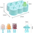 thumbnail image 2 of Moldes para helado Vhermosa mini moldes reutilizables de silicona con forma de animal, 2 of 7
