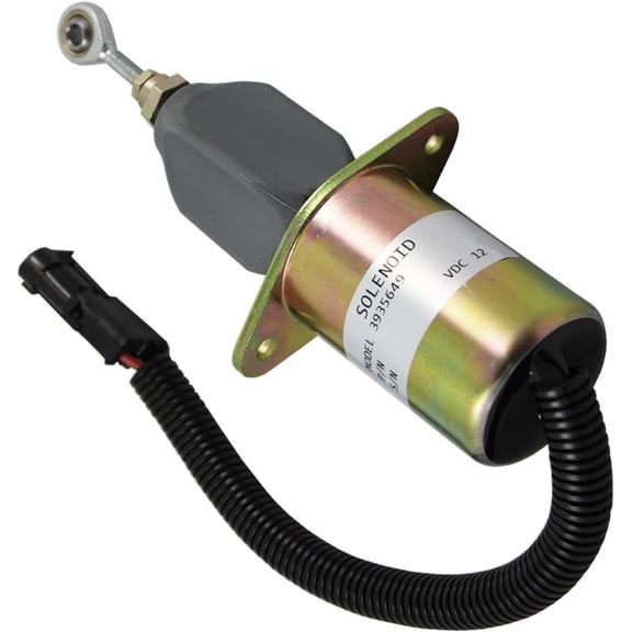 Fuel Shutoff Solenoid 12V 3935649 for Cummins 5.9L 8.3L Engines 4B 6B 6C