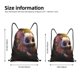 thumbnail image 2 of Fotbe Adorable Fluffy Bat Bolsa Mochila con Cordón Estampada, Bolsa de Gimnasio Deportiva, Bolsa Cinch, Bolsa con Cordón para Hombres y Mujeres-Medium, 2 of 6