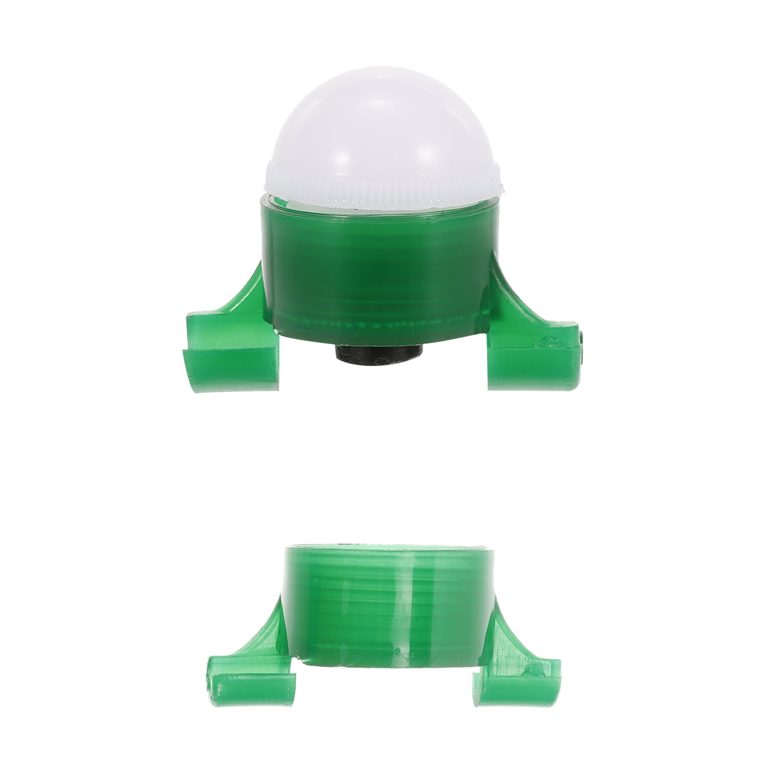 20x LED Night Fishing Bite Bait Alarm Twin 2 Bells Light Rod Tip Clip Alert Ring