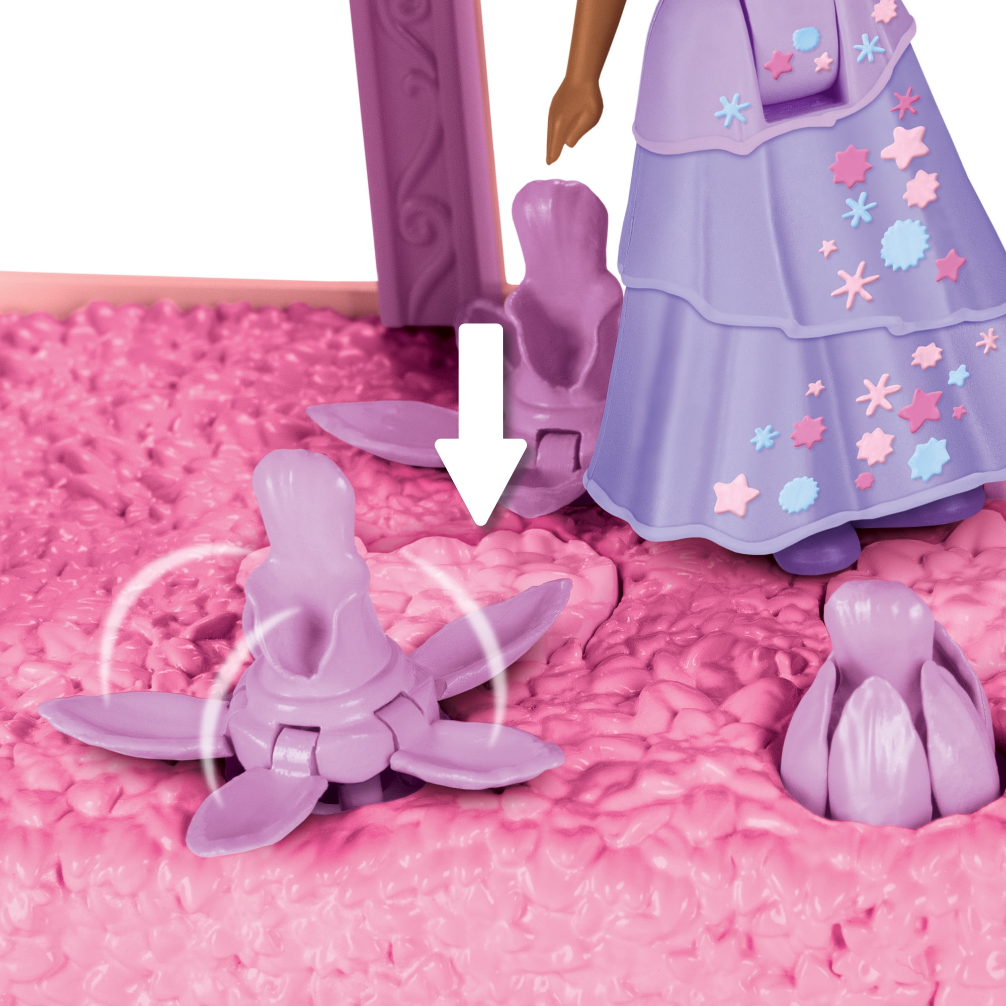 Disney ENCANTO Isabela's Small Doll Pink Purple Garden Room Playset 7 Pc Set NEW 