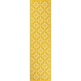 thumbnail image 5 of Unique Loom Outdoor Trellis Collection Area Rug - Tiles (2' 7" x 10' Runner Yellow/Ivory), 5 of 9