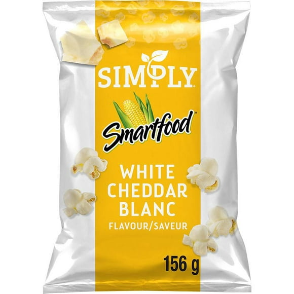 Smartfood Simply White Cheddar Popcorn, 156g