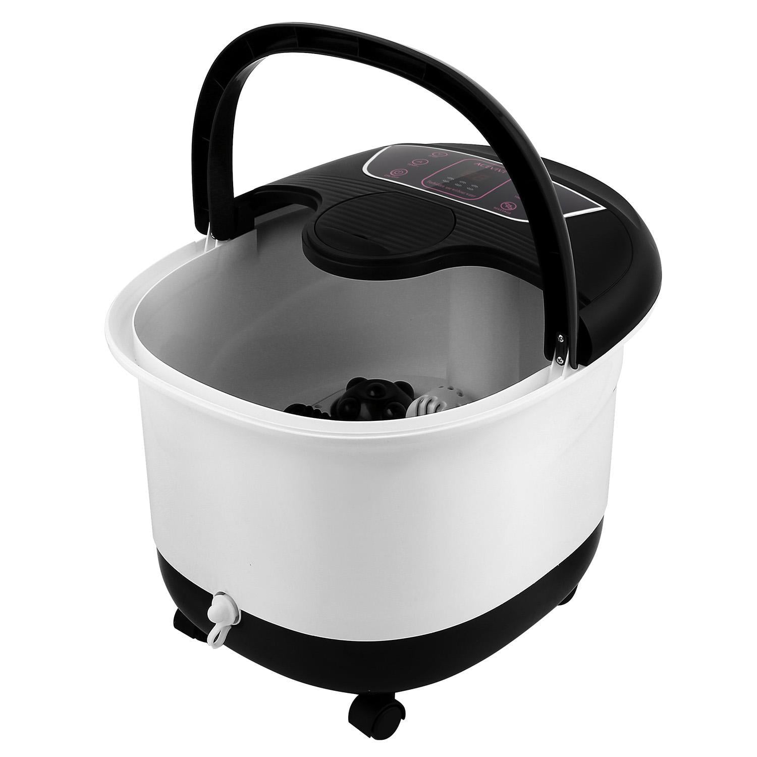 ACEVIVI Foot Spa Bath Massager with Heat, 16 Pedicure Spa Motorized