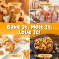 thumbnail image 3 of Snackathon Caramel Bits, 22 OZ Resealable Bulk Bag, Unwrapped Classic Sweet & Buttery Caramel Chips for Baking, Melting & Candy Making, Made in USA, 3 of 9