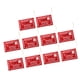 thumbnail image 1 of SOBRES DE TARJETA DE REGALO DE NAVIDAD, SOBRES DE NAVIDAD NO TEJIDOS DE 10 PIEZAS SUAVES Y DURADERAS PARA FAVORES DE FICISTA, 1 of 7