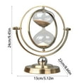 thumbnail image 3 of BotaniNest Desktop Ornament Timeless Sand Timer For Meditation Focus And Elegant Home Study, 3 of 6