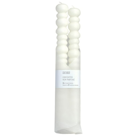 Art Wick 8.8oz Fashion Tapers bundle- White