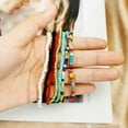 thumbnail image 5 of Boho Handmade Beads Multilayered Women Anklets Colorful Women Ankle Bracelets Beaded, 5 of 5