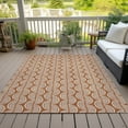 thumbnail image 6 of Addison Rugs Chantille Indoor/Outdoor Transitional Swirls Paprika Washable Rectangle Rug, 5' x 7'6", 6 of 6