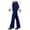 04-Dark Blue, variant on Women's Work Pants Business Casual Dress Pants High Waisted Stretchy Pull on Office Slacks with Pockets 08-Khaki S