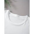 thumbnail image 3 of Una camiseta moderna y versátil de manga corta y cuello redondo con estampado de Cupido para San Valentín. Perfecta para usarla cómodamente en casa o de paseo. Diseñada para mujeres. Camiseta para ad, 3 of 6