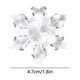 thumbnail image 3 of Herunwer Clear Acrylic Snowflake Decorations with Hole Mini Crystal Ornaments for Christmas Tree Wedding Hanging and DIY Crafts, 3 of 6
