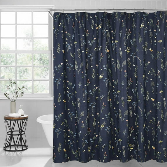Brielle Home Sophie 100% Cotton Shower Curtain