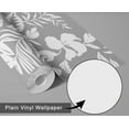 thumbnail image 6 of S4Sassy Floral Wallpaper - Gray Wall Covering, 25" x 60" Self-Adhesive Vinyl Wall Paper, Decorative Walls Wrap, Easy DIY Walls Covering For Bedroom, Living Room, Living Space, 6 of 9
