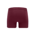 thumbnail image 3 of DARING DIVA Men's Big Tall Stretch Waistband Mid-Waisted Underwear 3XL Burgundy, 3 of 6