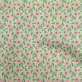 thumbnail image 1 of oneOone Cotton Flex Light Green Fabric Jacobean Floral Fabric For Sewing Printed Craft Fabric By The Yard 40 Inch Wide, 1 of 4