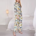 thumbnail image 3 of Sikiie Flowers Butterfly Women's Long-Sleeve Shirt and Full-Length Bottom Pajama Set (s-xxl)-XX-Large, 3 of 7