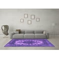 thumbnail image 3 of Ahgly Company Indoor Rectangle Oriental Purple Industrial Area Rugs, 4' x 6', 3 of 4