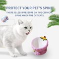 thumbnail image 4 of Raised Cat Food Bowl, Ceramic Elevated Cat Feeder Bowl, Anti Vomiting, Backflow Prevention, 4 of 5