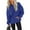 Dark Blue, variant on Women's Casual Pocket Hoodie with Drawstring Pullover Sweatshirt Top, Fashionable and Comfortable for Everyday Wear,Black L