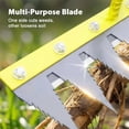 thumbnail image 5 of Hoe Iron Weeding Rake 6 Teeth Heavy Duty Garden Hand Tool Serrated Rake and Hoe for Weeding and Loosening Soil Yard and Garden Maintenance(Yellow,1Pc) by JASKFLY, 5 of 5