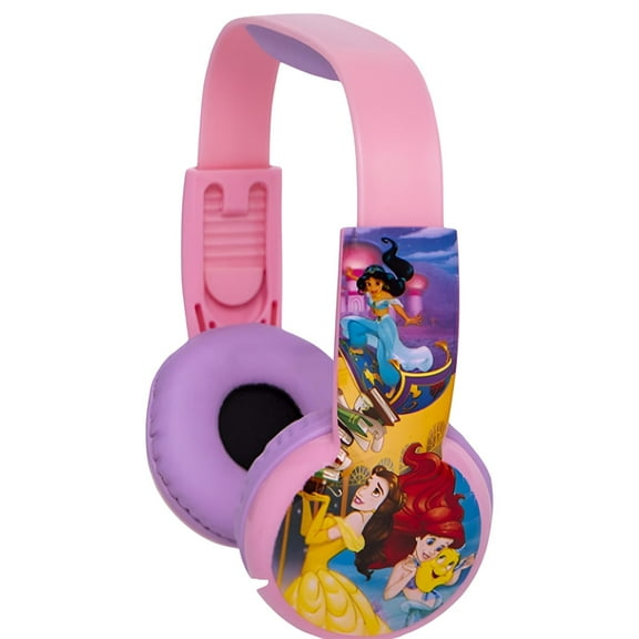 Disney Princess Kid Safe Wireless Headphones with Volume Limiting Technology
