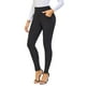 thumbnail image 1 of Pantalones casuales elegantes Tyllmann negros delgados de cintura alta para mujer, 1 of 6