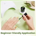 thumbnail image 6 of Beetles Lime Green Glitter Gel Nail Polish, 15ML Sparkly Gel Polish, 6 of 7