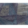 thumbnail image 5 of oneOone Georgette Viscose Navy Blue Fabric Abstracts Craft Projects Decor Fabric Printed By The Yard 42 Inch Wide, 5 of 5