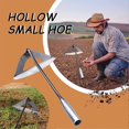 thumbnail image 2 of Gardening Tools Hollow Hoe Sturdy Garden Tool Hand Shovel Weed Puller Hoe for Patio Weeding Soil Loosening, 2 of 3
