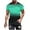 Green T Shirts for Men, variant on Short Sleeve T Shirts for Men Big & Tall M-5X Pullover Crewneck T-Shirts Plus Size Casual Slim Gradient Printed Athletic Workout Tees Tops Clearance
