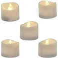 thumbnail image 1 of Realistic and Bright Flickering Bulb Battery Operated Flameless LED Tea Light for Seasonal & Festival Celebration, Pack of 12, Electric Fake Candle In Warm White and Wave Open, 1 of 8