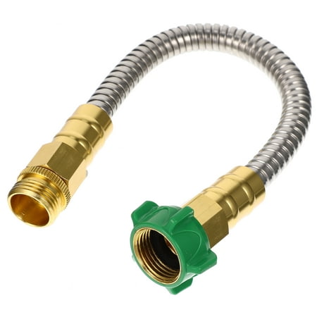 Stainless Steel Metal Water Hose Garden Hose 1ft Connector Flexible Water Hose