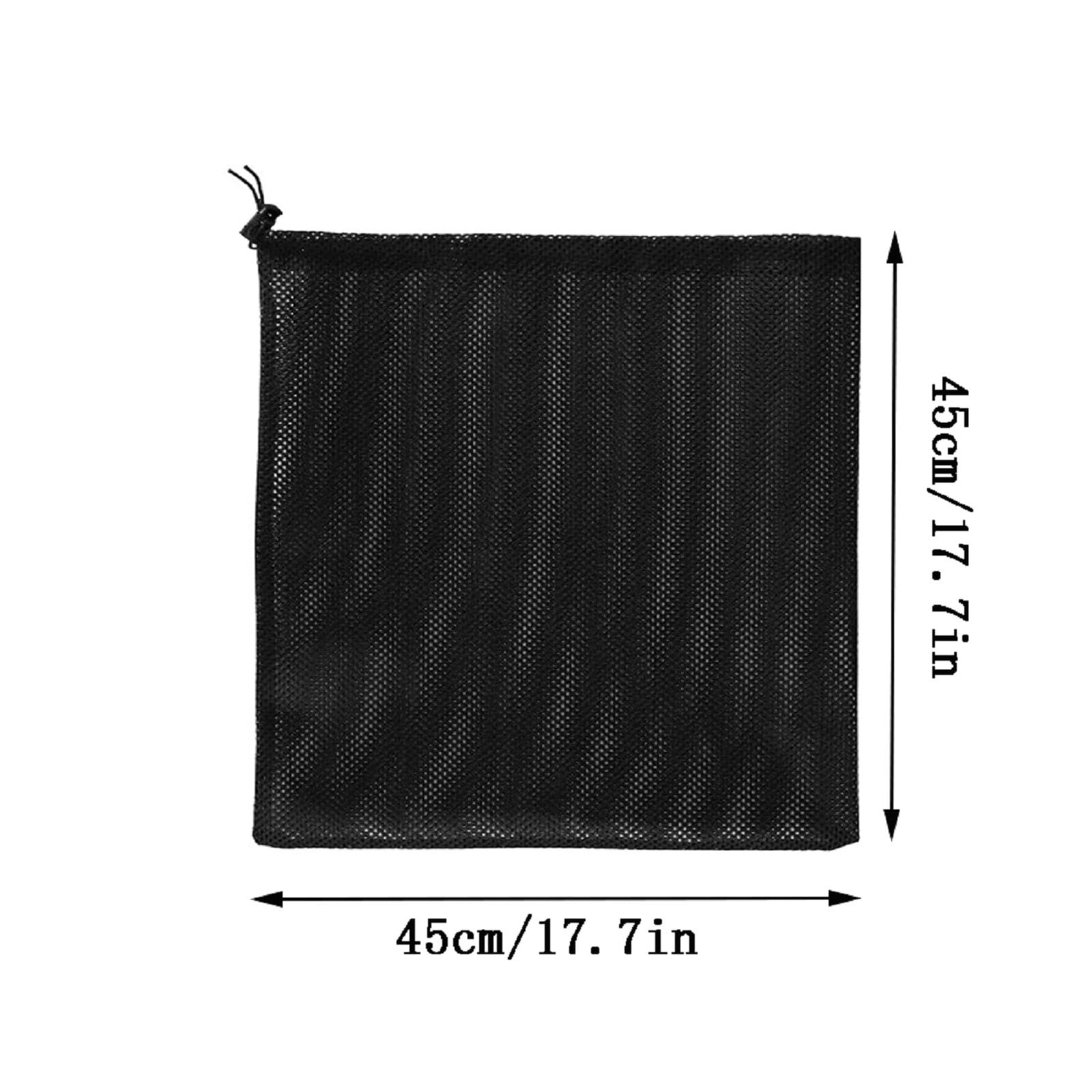 Aquarium Filter Bag Drawstring Water Pump Filter Pouch Tear Resistant Barrier Bag for Pond Pump Filtration 45×45cm
