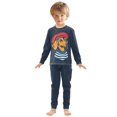 thumbnail image 6 of FORMRS Long Sleeve Top and Pants Pajama Set for Niños 2-Piece Sleepwear, Sizes 18M-8Y, Blue Dog Artist, 6 of 6