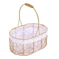 thumbnail image 1 of Cesta de regalo de boda, cesta de pétalos, soporte para flores, elegante contenedor, cesta de encaje 183 cm x 275 cm x 315 cm, 1 of 9