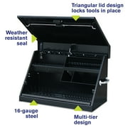 Montezuma 30 x 15 Triangle Toolbox (Steel, Black)