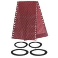 thumbnail image 2 of recliner Replacement Fabric Waterproof Replacement Fabric Office Chairs Cover for Lawn Back Yard Red Flower + Rope, 2 of 7